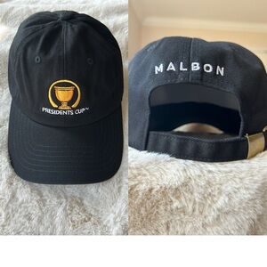 Malbon Presidents Cup Dad Hat Black